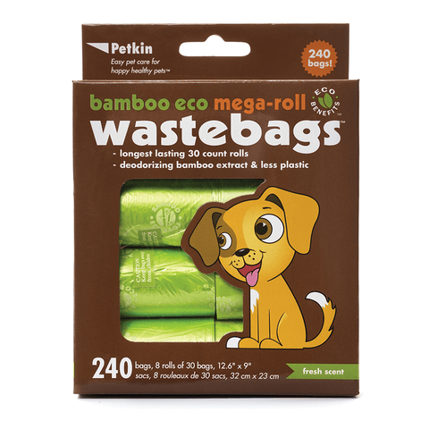 PetKin Bamboo Eco Mega-Roll Waste Bags