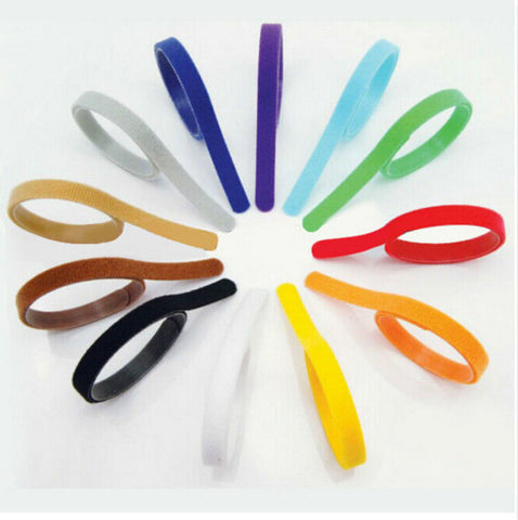 Puppy Whelping Velcro Collar Multi Colour Packs 12pcs