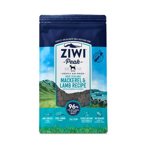 Ziwi Peak Air-Dried Dog Dry Food - Mackerel & Lamb